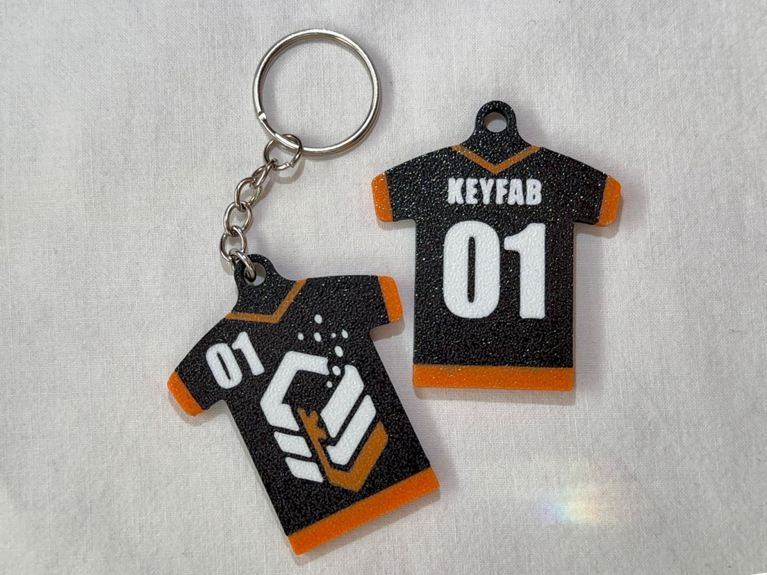 Porte-clés personnalisé imprimé en 3D